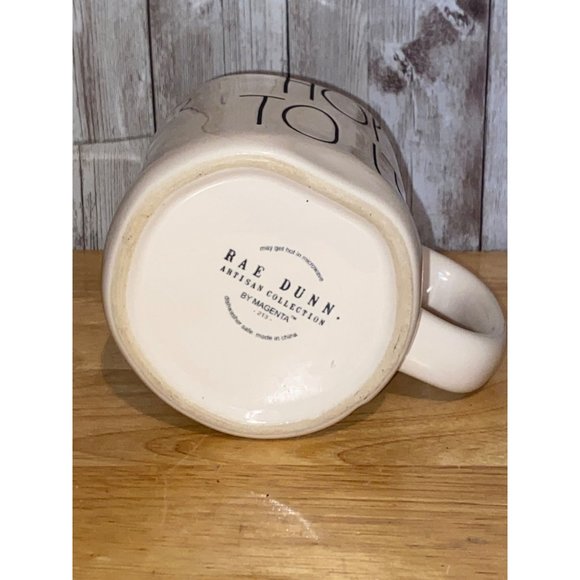 Rae Dunn By Magenta Ceramic HOP TO IT Pink Interior Coffee Tea Mug Cup Easter - Picture 7 of 7